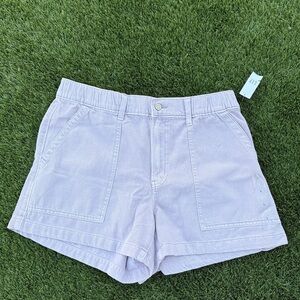 Gap lavender cargo shorts NWT